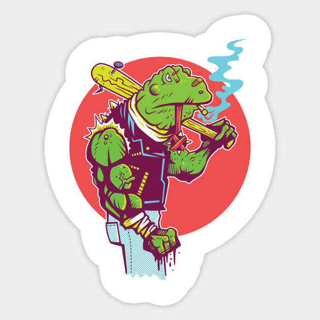 Bullfrog Bruiser Sticker by strangethingsa